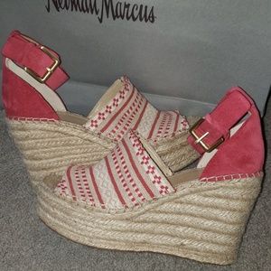 Marc Fisher espadrille wedges